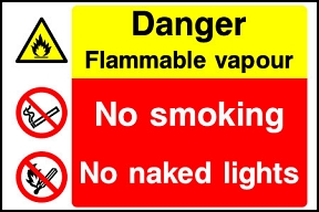 Flammable Vapour