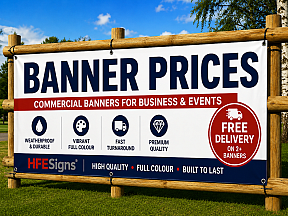 Banner Prices from HFE Signs Banner Prices from HFE Signs