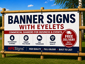 Banner Signs With Eyelets Banner Signs With Eyelets