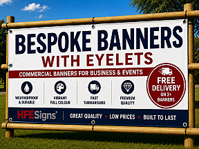 Bespoke Banners With Eyelets Bespoke Banners With Eyelets