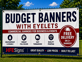 Cheap Banners With Eyelets
