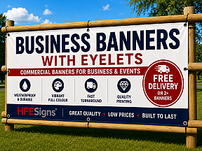 Business Banners With Eyelets