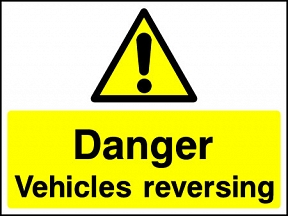 Vehicles Reversing Signs