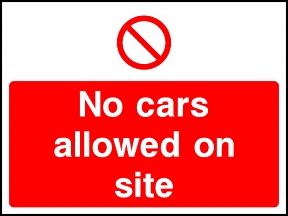 No Cars Signs
