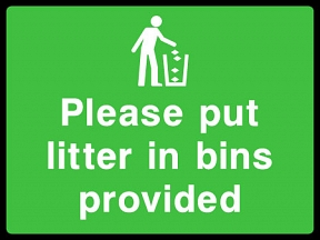 Use Litter Bins