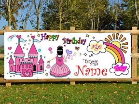 Princess Birthday Banners