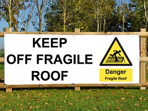 Fragile Roof Banners