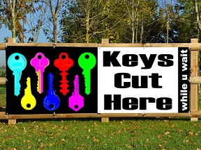 Keys Cut Banners