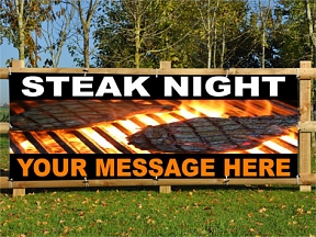 Steak Night Banners
