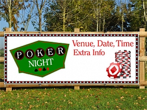 Poker Night Banners