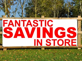 Savings Store Banners