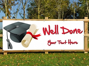 Well Done Graduation Banners