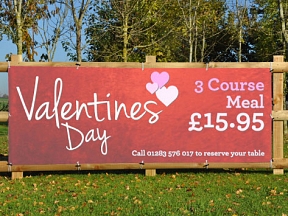 Valentines Meal Banners