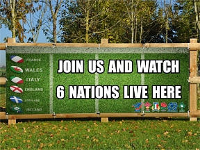 6 Nations Rugby Banners