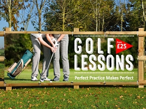 Golf Lessons Banners