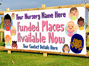 Nursery Places Available Banners