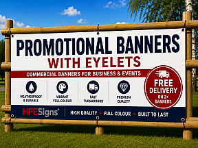 Promotional Banners With Eyelets Promotional Banners With Eyelets