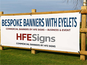 Bespoke Banners With Eyelets Bespoke Banners With Eyelets