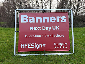 Half Banner Frame