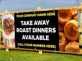 Take a Way Roast Dinners Banners