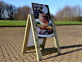 Wooden A-Board