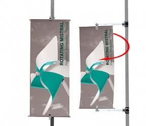 Rotating Post or Wall Mounted Banners