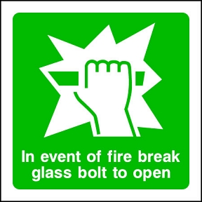 Break Glass Bolt