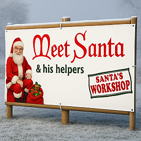Meet Santa Banners
