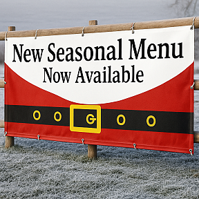 Christmas Menu Banners Christmas Menu Banners