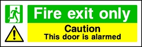 Fire Exit Only (Alarmed)