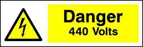 Danger 440V Landscape