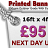 16ft x 4ft PVC Banner Special Offer