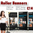 3x Roll up Banners