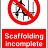 Scaffolding Incomplete Signs