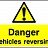 Vehicles Reversing Signs