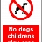 No Dogs Play Area