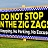 DO NOT STOP ON THE ZIG ZAGS