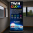 TwinGlow light-up roller banner showcasing enhanced visibility compared to traditional non-lit pull-up banners