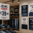 Foamex signs for jeans, clothing and fashion retail displays