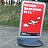 Trolley for all forecourt signs