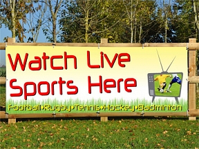 Live Sports Here Banners