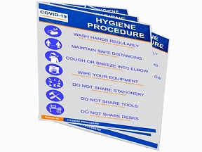 Covid-19 Hygiene Procedure Signs