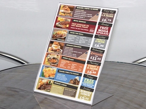 Menu & Brochure Displays