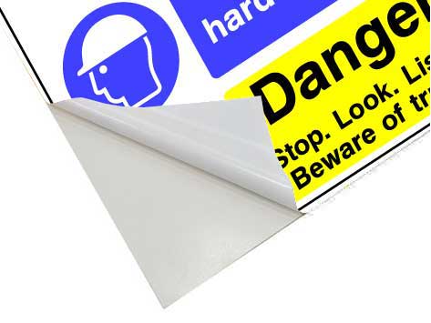 Pvc Fall Risk Tag Falling Hazard Sign | HFE Signs & Banners