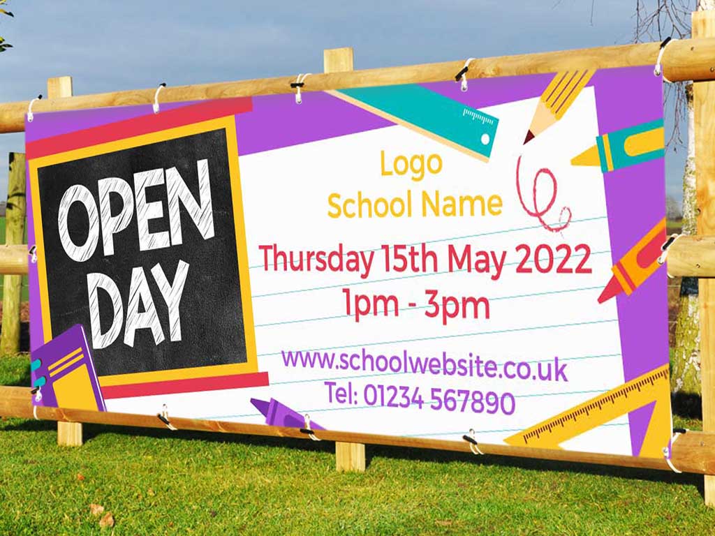School Banners School Open Day Banner Free Design With All School 